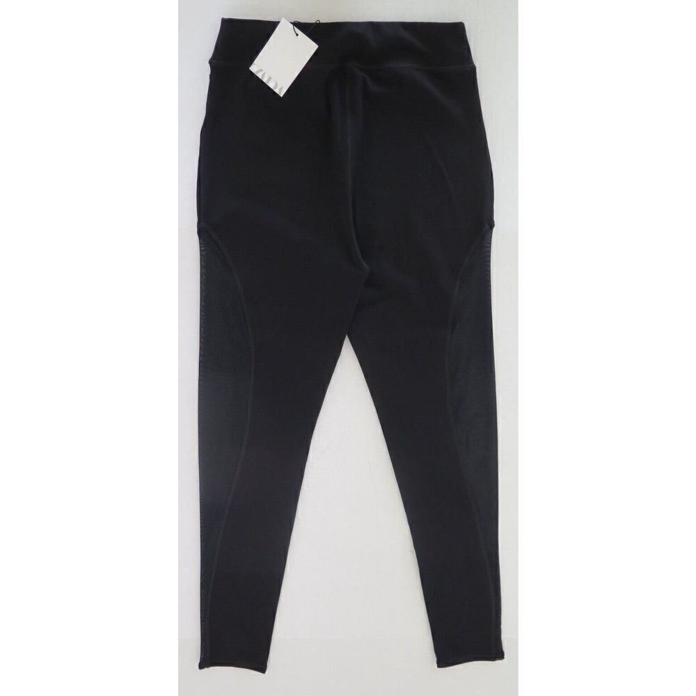 Zara Women's Size Medium Black Combination Leggings - Picture 3 of 12